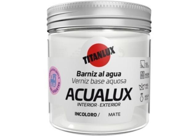 Barniz Acualux no tóxico para niños