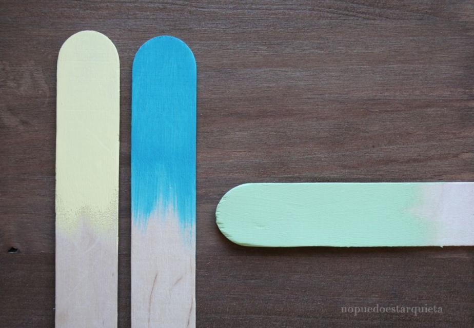 mezclar chalk paint verde lima
