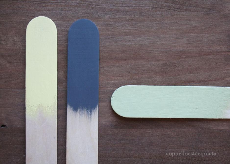 pintura a la tiza verde grisaceo